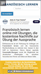 Mobile Screenshot of einfranzose.de