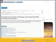 Tablet Screenshot of einfranzose.de